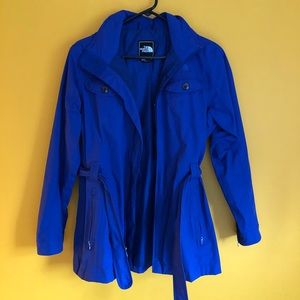 Royal blue North Face rain jacket!